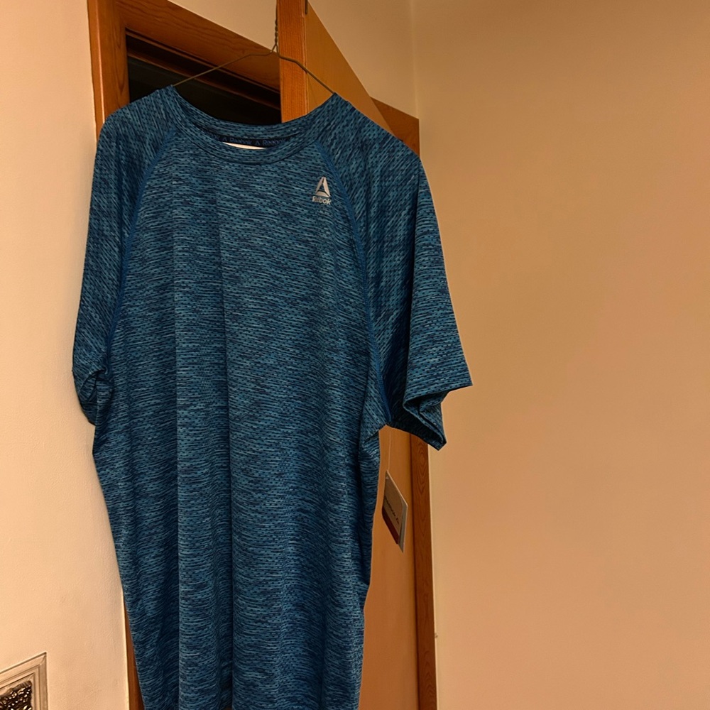 Reebok Men's Blue Athletic Shirt - Picture 1 of 4